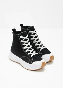 Zapatillas deportivas altas con plataforma Mujer Tendencias·Zapatos Veganos|Zapatillas