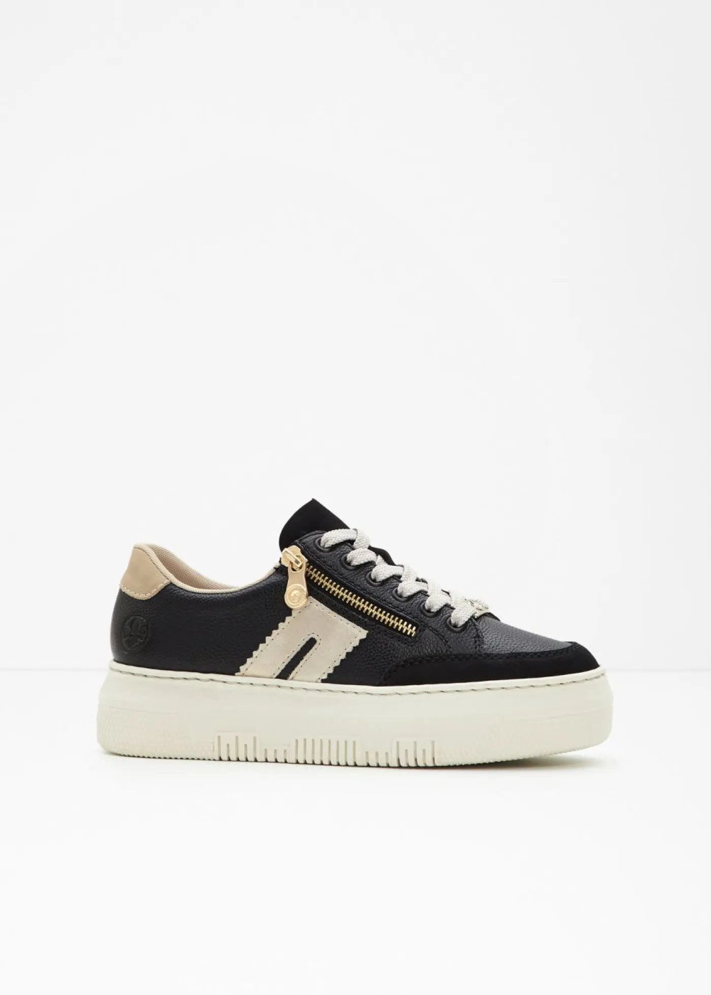Sale Zapatillas deportivas cómodas de Rieker de piel con plataforma Mujer Zapatos De Marca·Rieker|Zapatos Cómodos