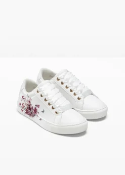 Sale Zapatillas deportivas con estampado de flores Mujer Tendencias·Zapatos Veganos|Novedades