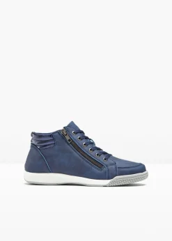 Outlet Zapatillas deportivas de caña alta con cremallera Mujer Tendencias·Zapatos Veganos|Zapatillas