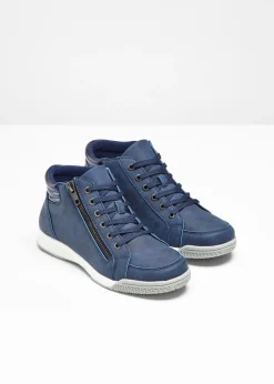 Outlet Zapatillas deportivas de caña alta con cremallera Mujer Tendencias·Zapatos Veganos|Zapatillas