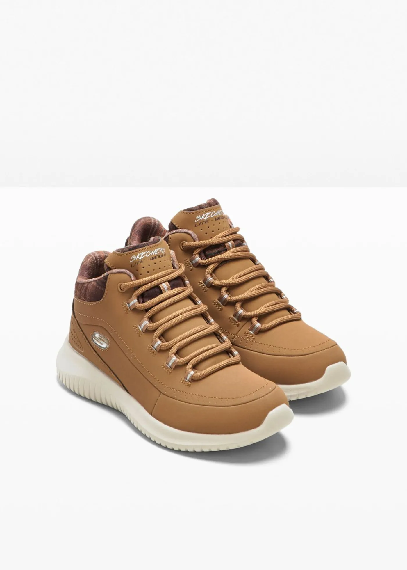 Sale Zapatillas deportivas de caña alta de Skechers con espuma viscoelástica Mujer Zapatos De Marca·Skechers|Zapatillas