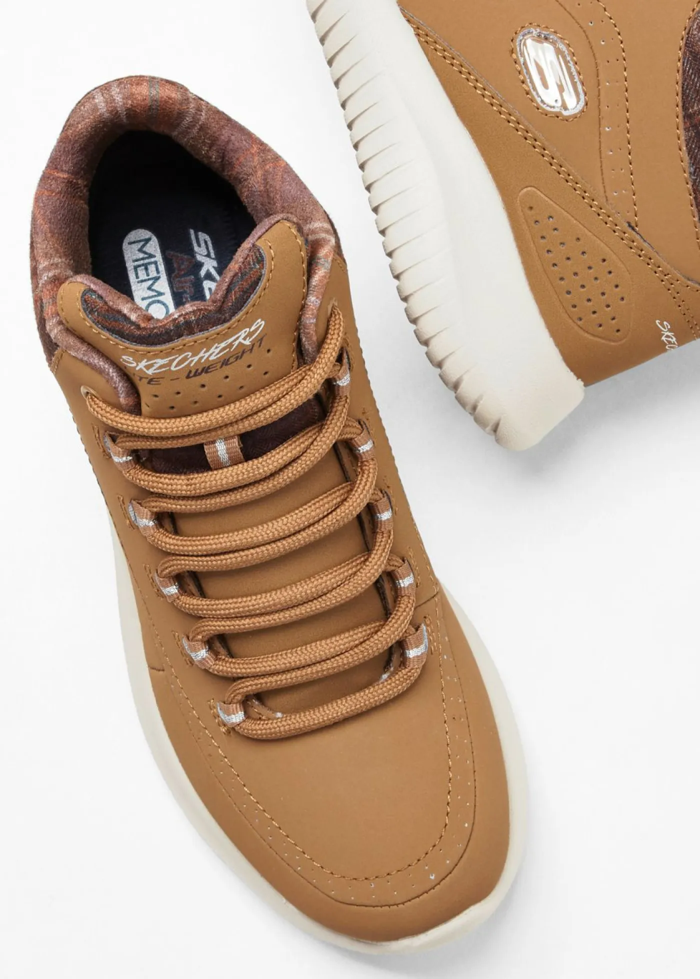 Sale Zapatillas deportivas de caña alta de Skechers con espuma viscoelástica Mujer Zapatos De Marca·Skechers|Zapatillas