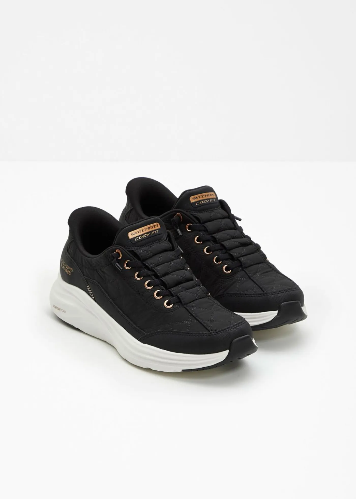 New Zapatillas sin cordones de Skechers con espuma viscoelástica Mujer Zapatos De Marca·Skechers|Novedades