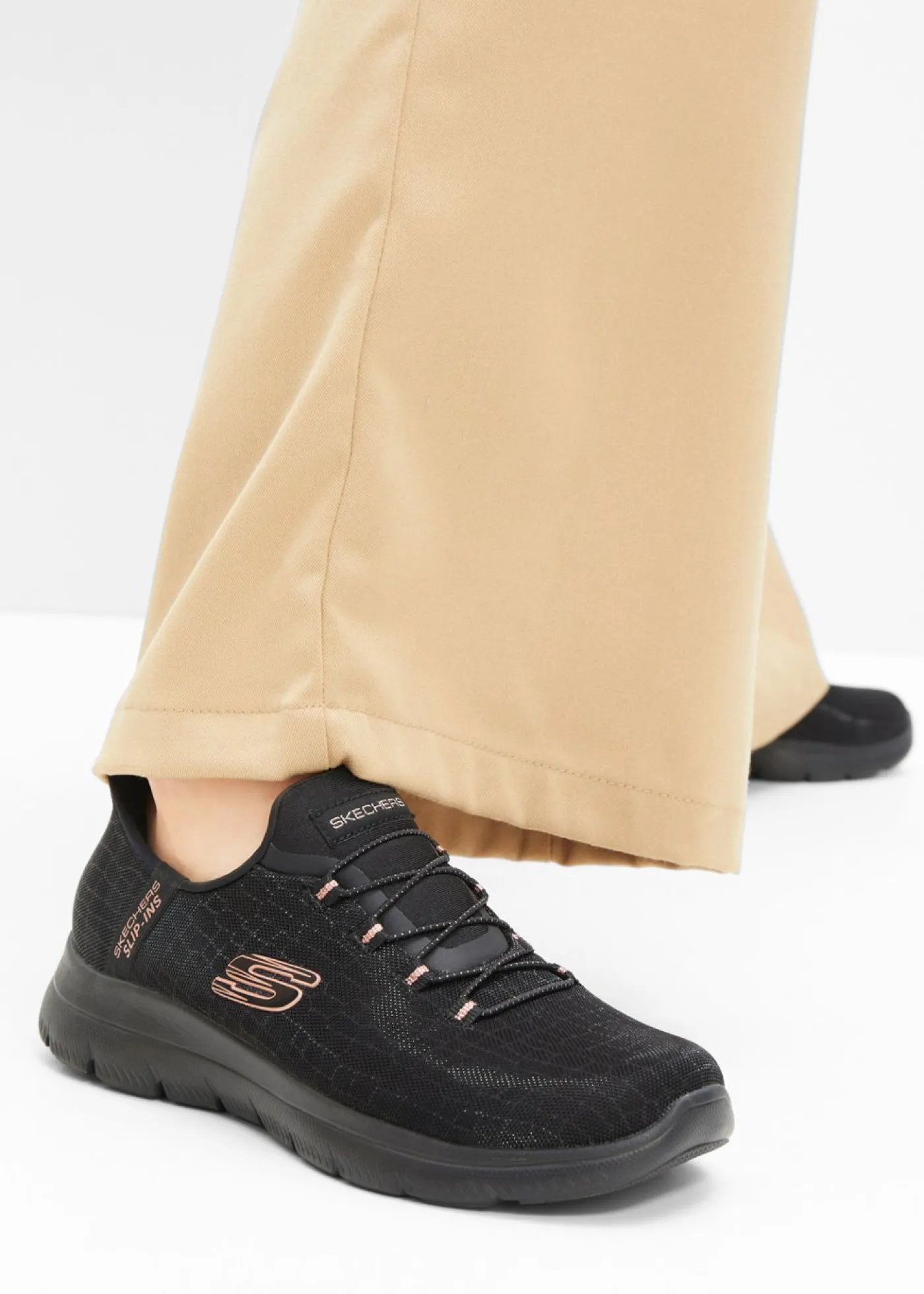 Zapatillas sin cordones de Skechers con espuma viscoelástica Mujer Zapatos De Marca·Skechers|Zapatos Cómodos