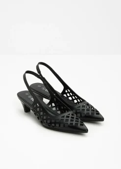 Clearance Zapatos con aberturas y talón al descubierto Mujer Zapatos De Salón|Novedades