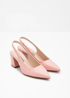 Outlet Zapatos con tacón grueso y talón al descubierto Mujer Zapatos De Salón