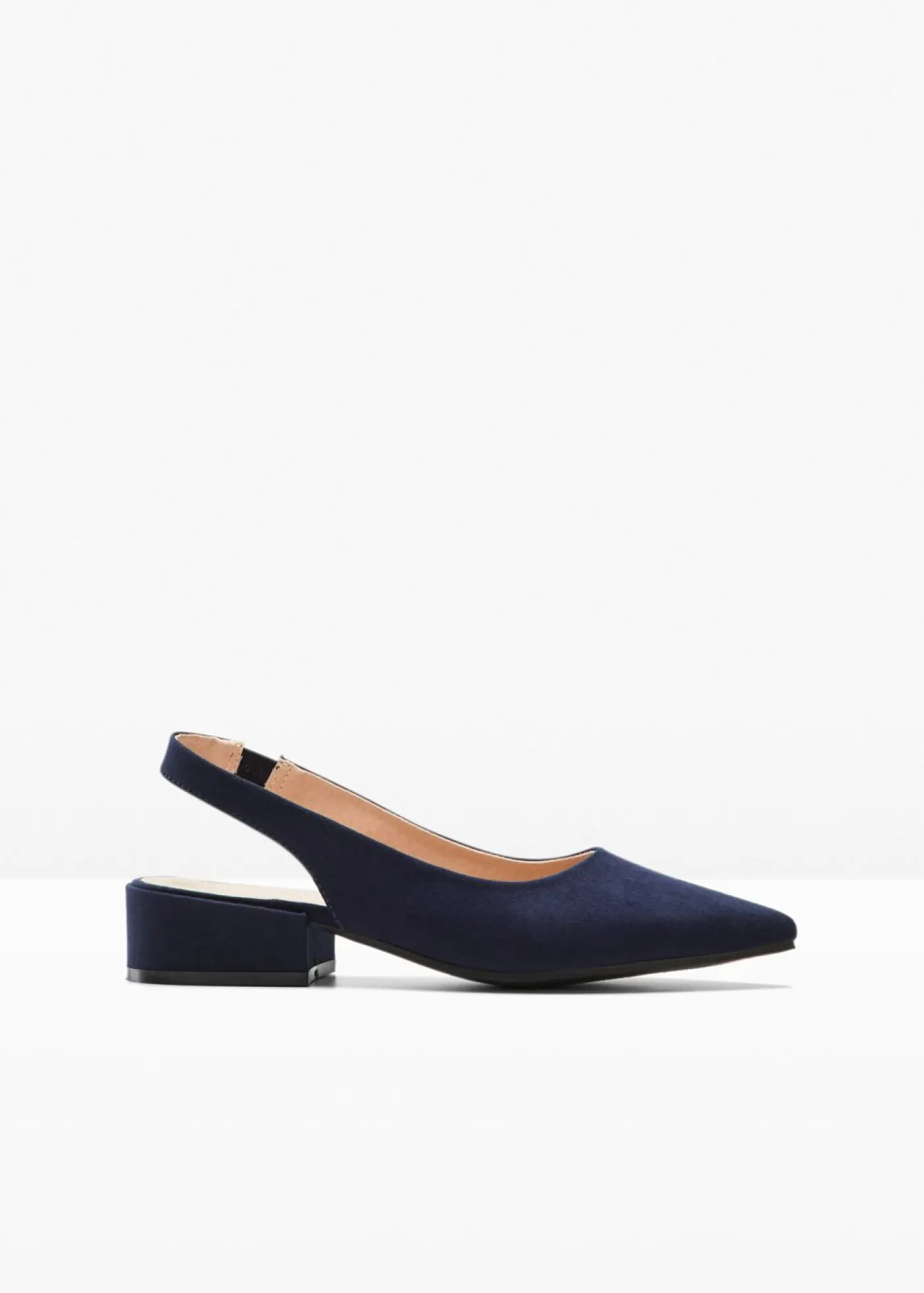 Zapatos con tacón plano y talón al descubierto Mujer Zapatos De Salón|Novedades