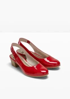 Sale Zapatos de tacón con el talón al descubierto Jana de ancho cómodo Mujer Zapatos De Marca·Jana|Zapatos Cómodos