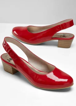 Sale Zapatos de tacón con el talón al descubierto Jana de ancho cómodo Mujer Zapatos De Marca·Jana|Zapatos Cómodos