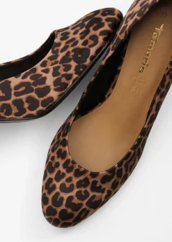New Zapatos de tacón de Tamaris con estampado animal Mujer Zapatos De Marca·Tamaris|Zapatos De Salón